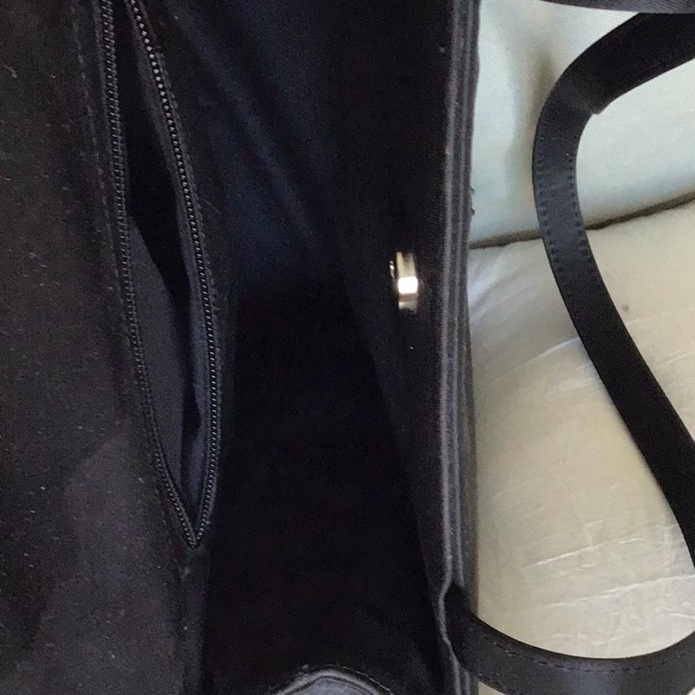 Kate Spade New York Sam Icon nylon tote bag in black. - Picture 10 of 16